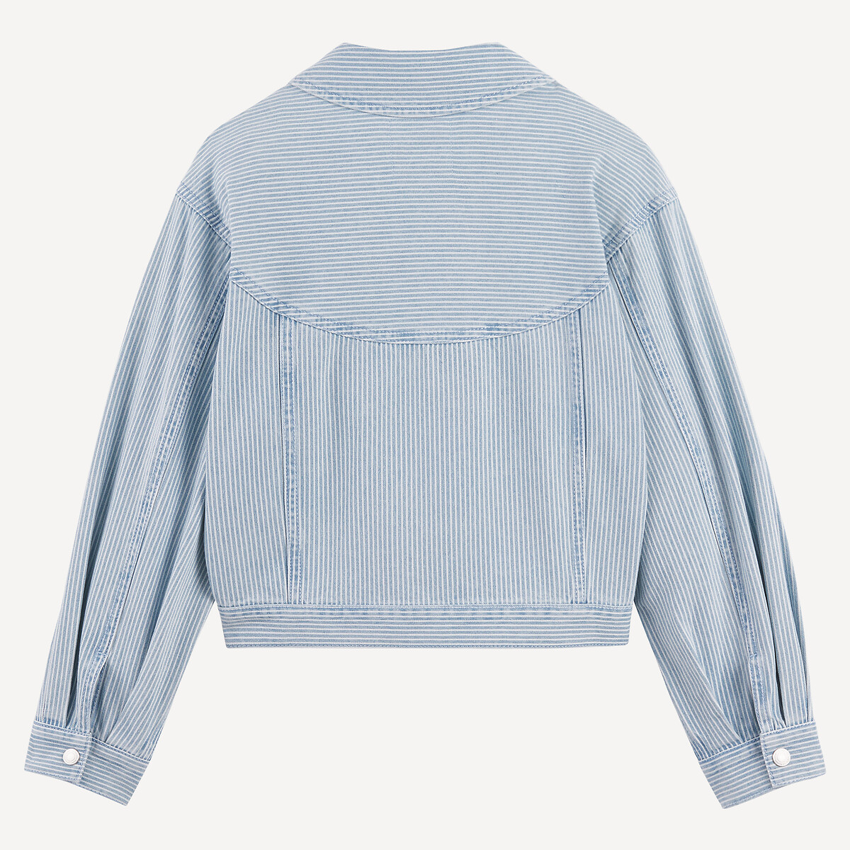 Veste worker rayée rayé bleu/blanc, LA REDOUTE COLLECTIONS