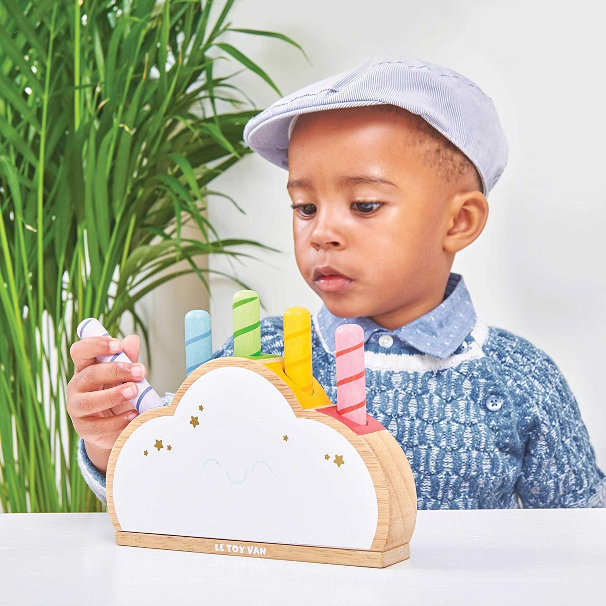 Nuage arc-en-ciel Pop-up blanc, LE TOY VAN