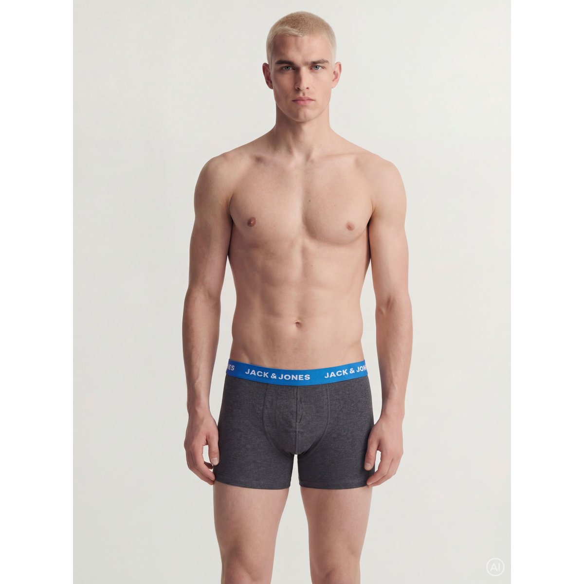 Lot de 12 boxers unis noire - black, JACK & JONES