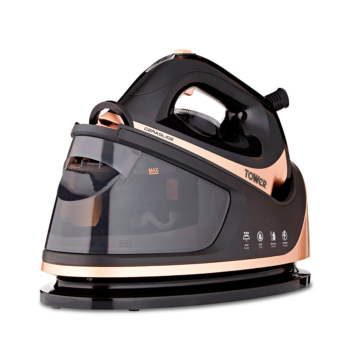 CeraGlide 2700W Steam Generator Iron - T22023 gold-coloured, TOWER