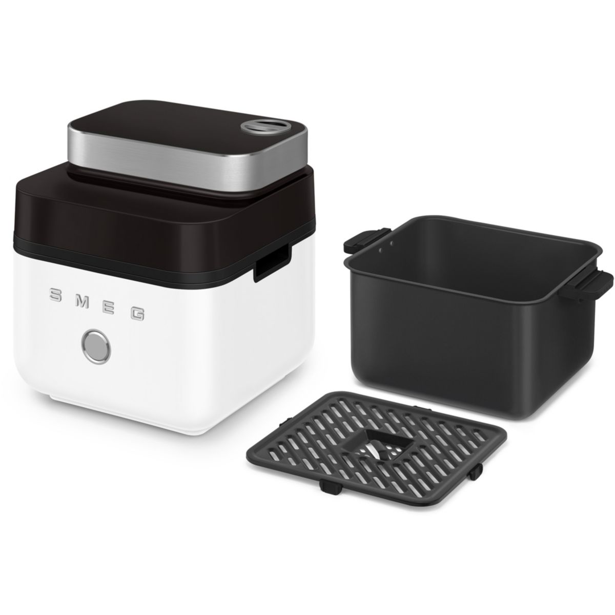 Air Fryer 7L AFC01 blanc mat, SMEG