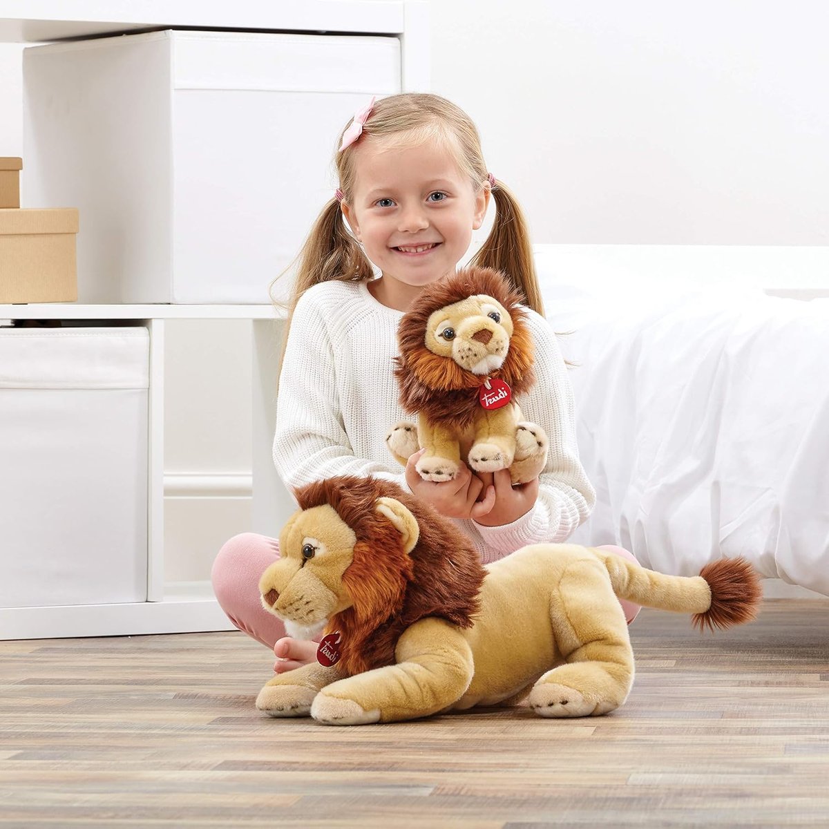 Peluche Lion Narciso 38 cm marron, TRUDI