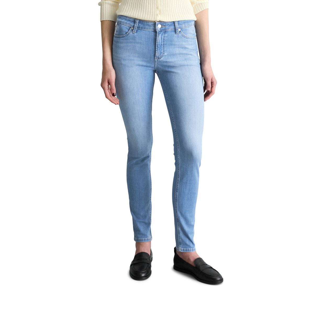 Jeans modèle Kaj skinny en coton bio mélangé bleu clair, MARC O’POLO DENIM