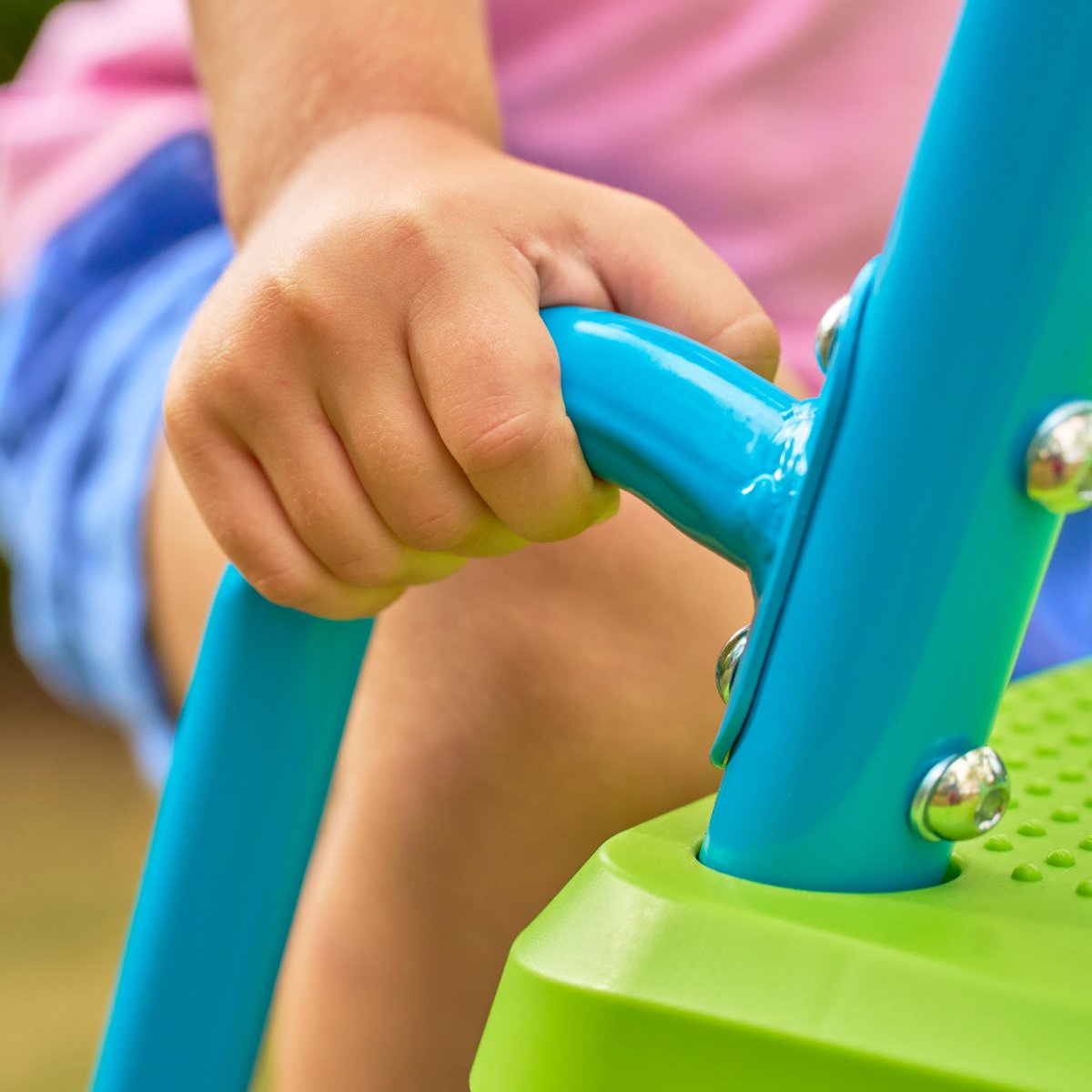 Toboggan 5 marches vert - bleu, TP TOYS