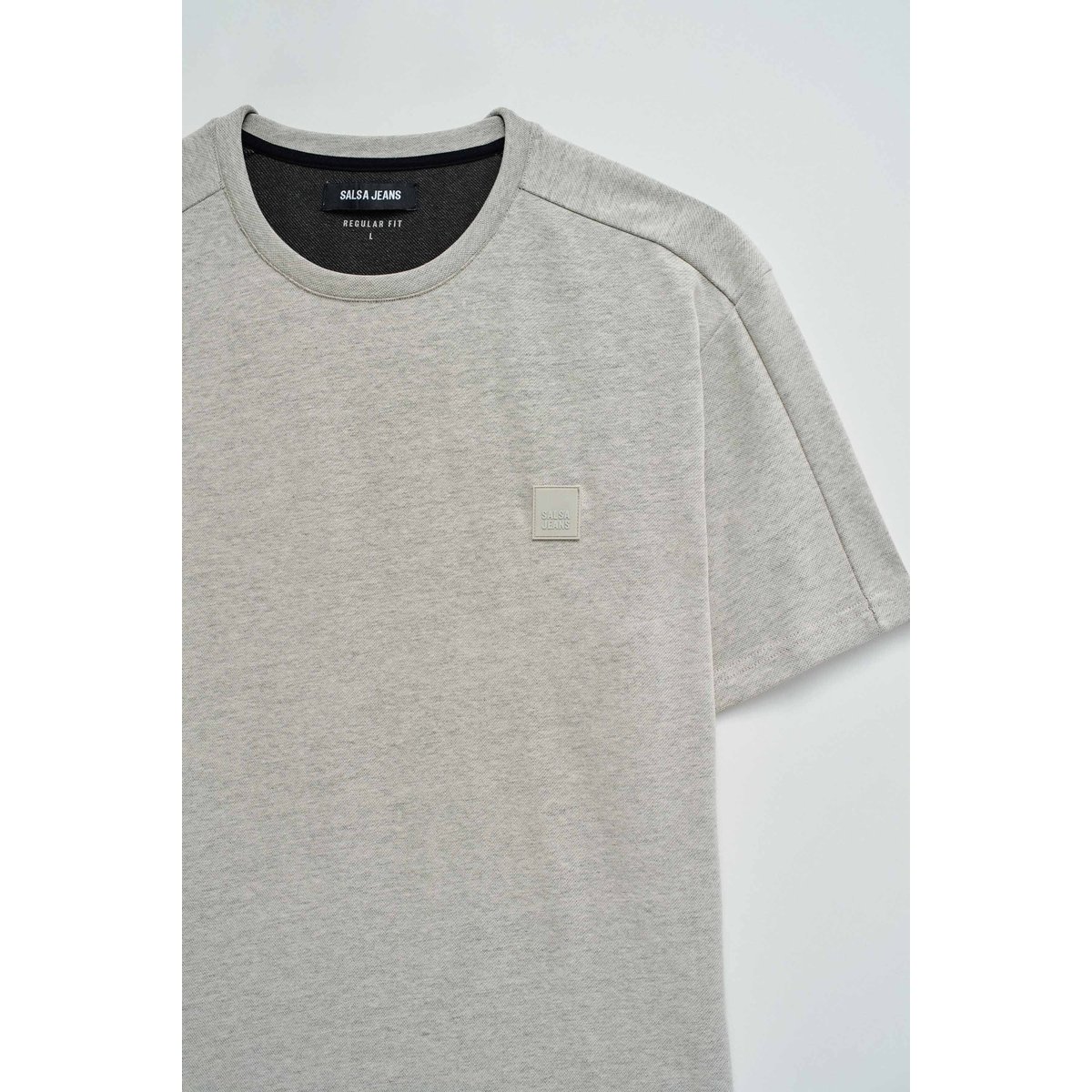 T-SHIRT AVEC BRANDING beige, SALSA JEANS