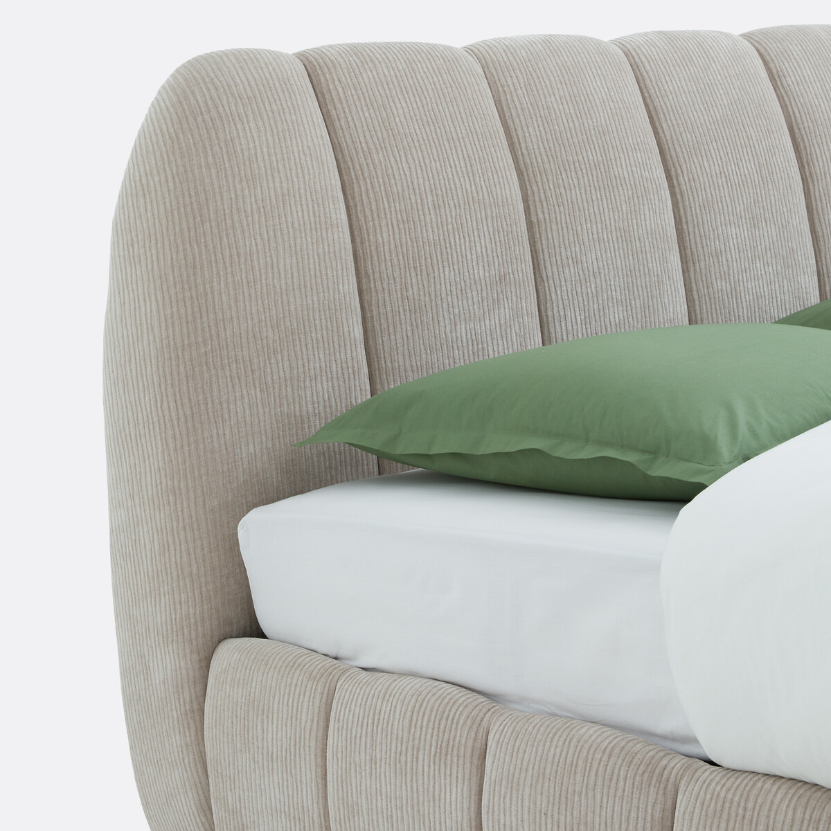 Cama com baú e estrado, NURIA bege, LA REDOUTE INTERIEURS