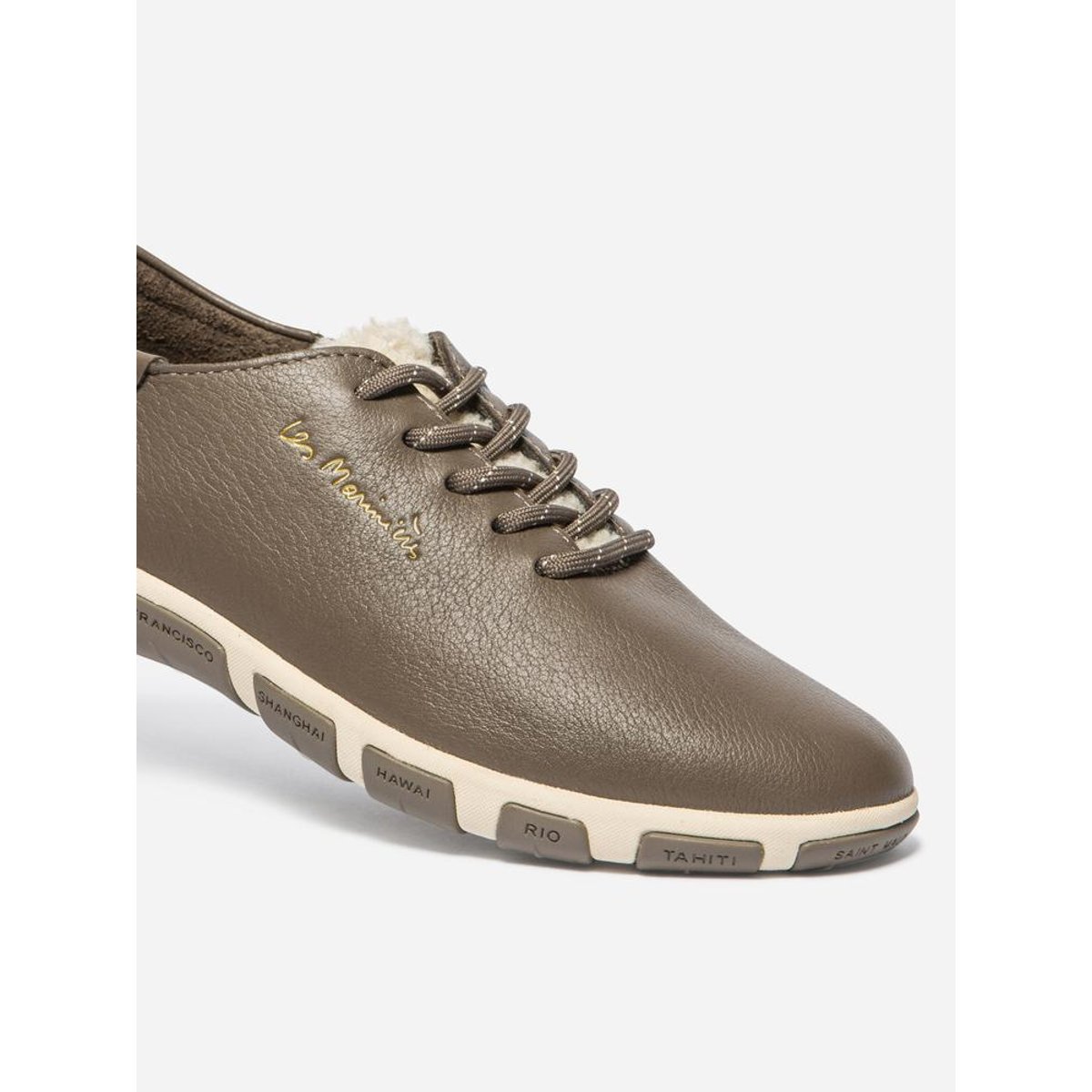 Tennis toile JAZAFUR taupe, TBS