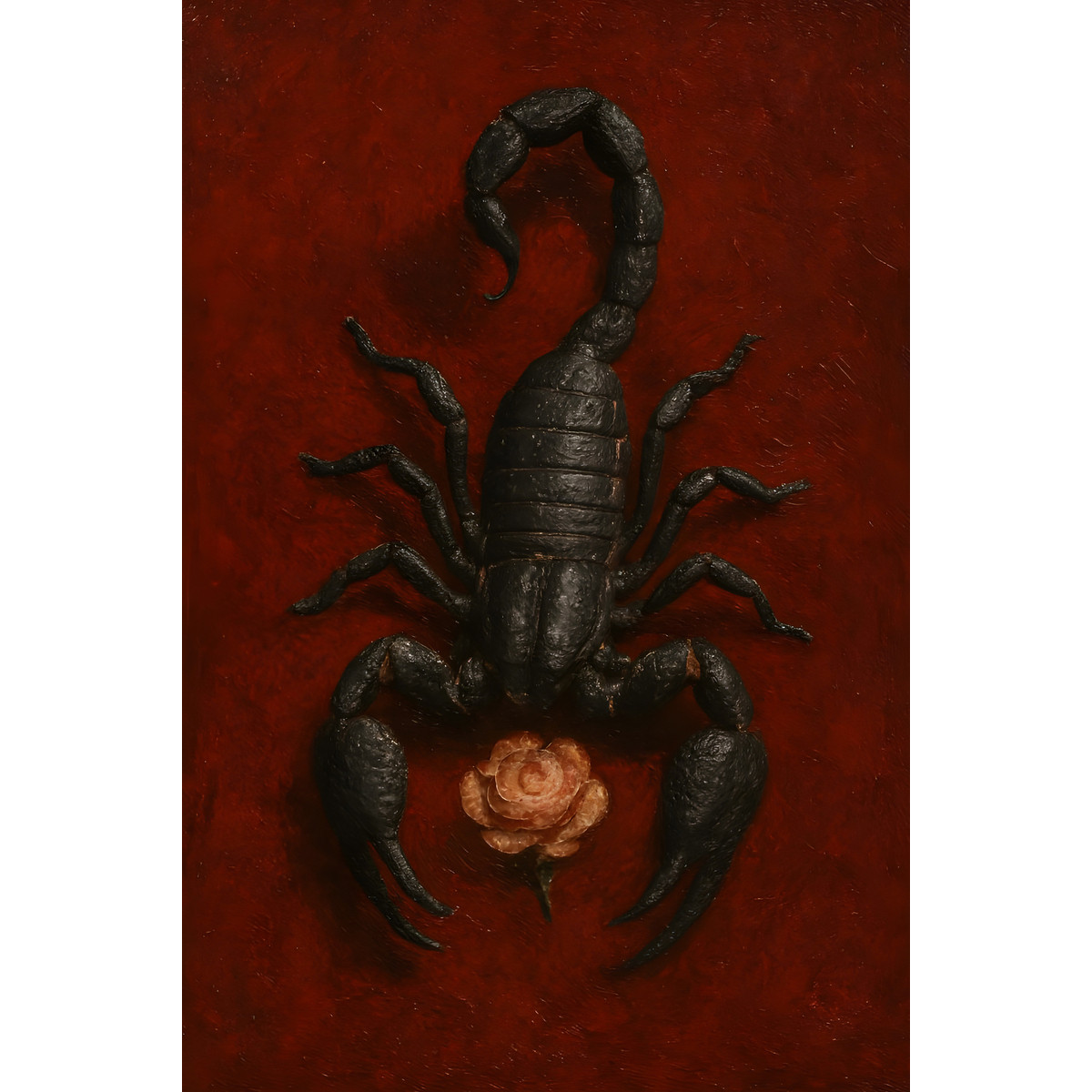 Tableau Sur Toile Scorpion Graphique ANIMAUX tableaux sur toile-rouge, CEANOTHE