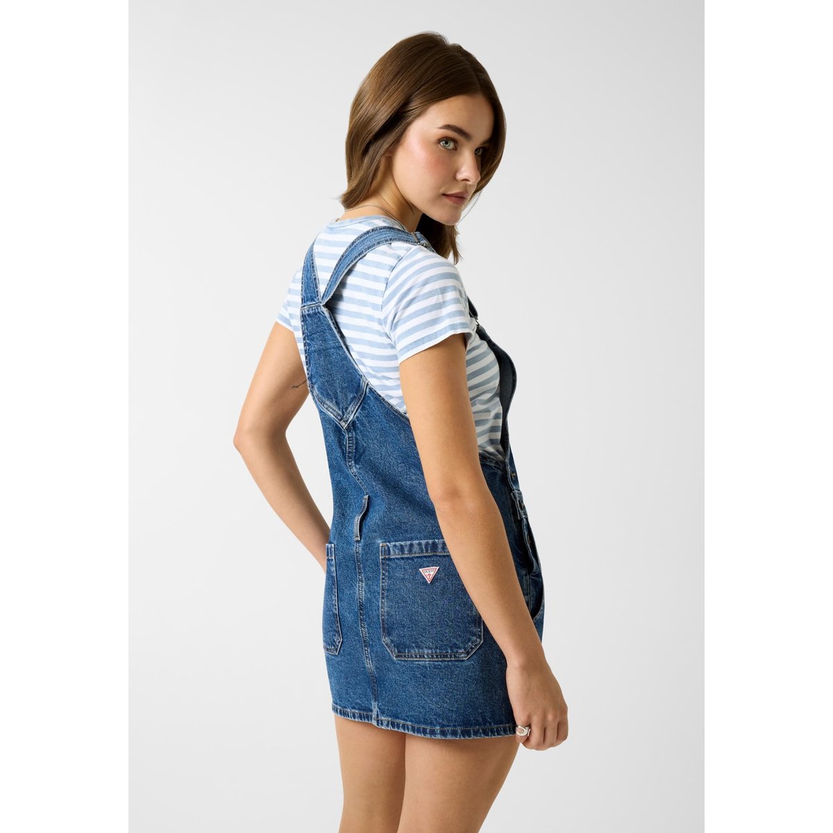 Salopette En Denim bleu, GUESS JEANS