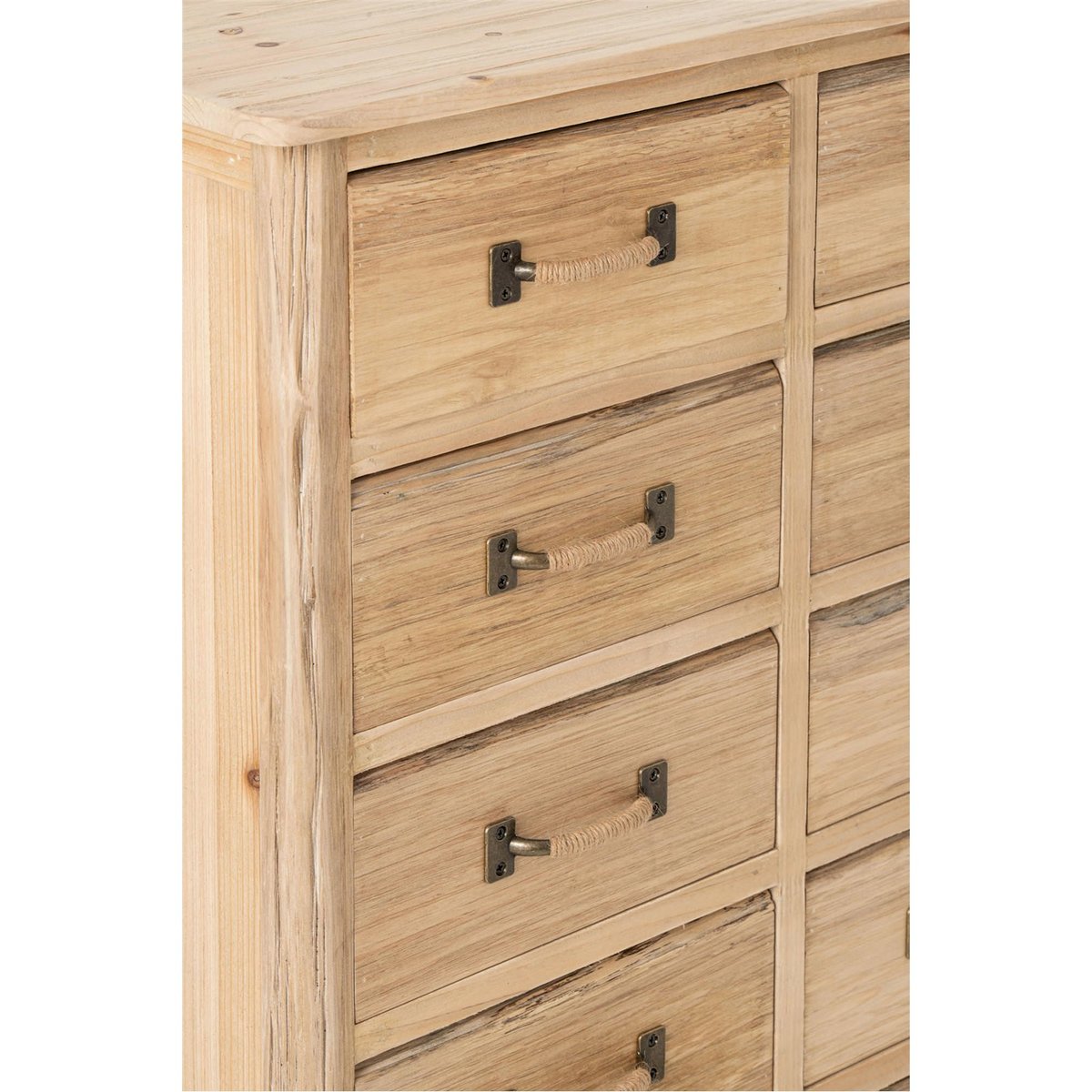 Commode haute en bois de sapin naturel, RECOLLECTION