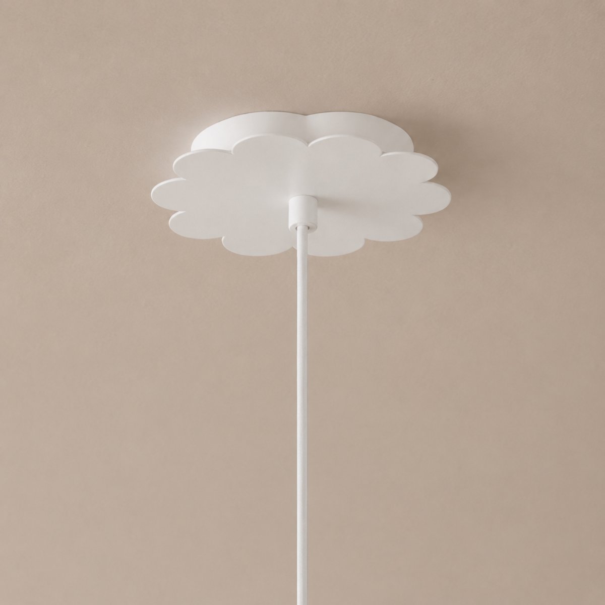 Suspension en métal D50 cm - FLOW blanc, MAISON PAVANE