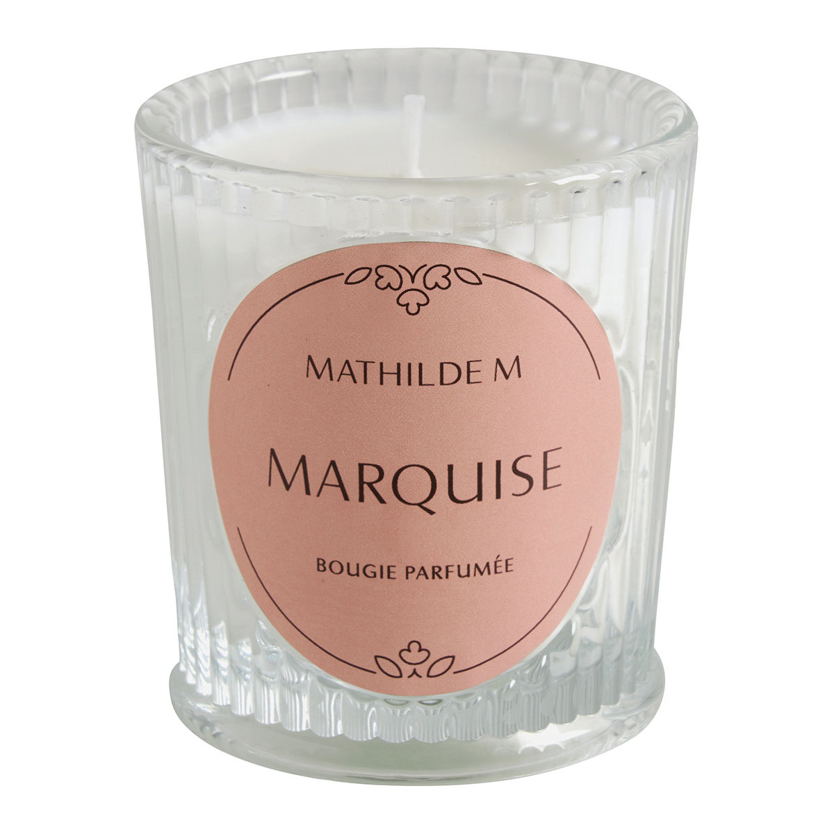 Coffret parfum et bougie Marquise TRÉSOR DE FLEURS rose, MATHILDE M