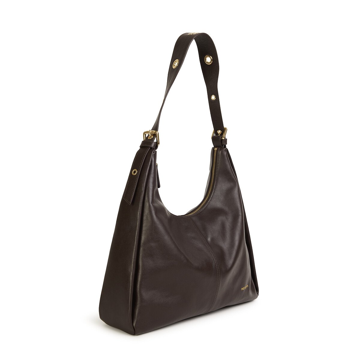 Tina Leather Handbag ebony, NAT & NIN