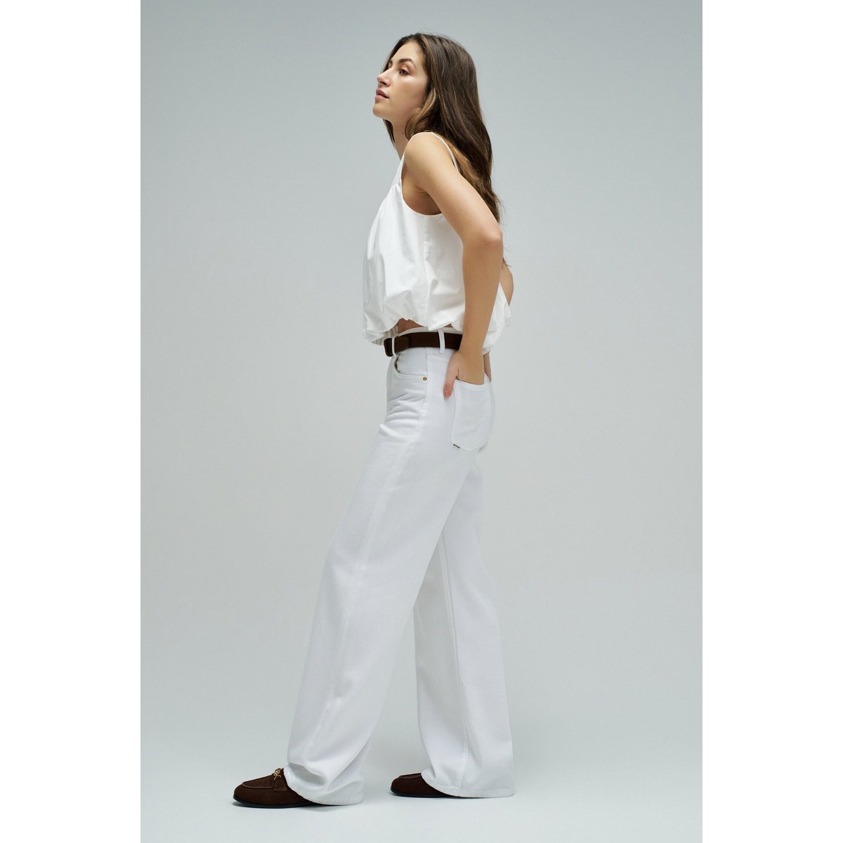 TOP AVEC EFFET COQUILLAGE beige, SALSA JEANS