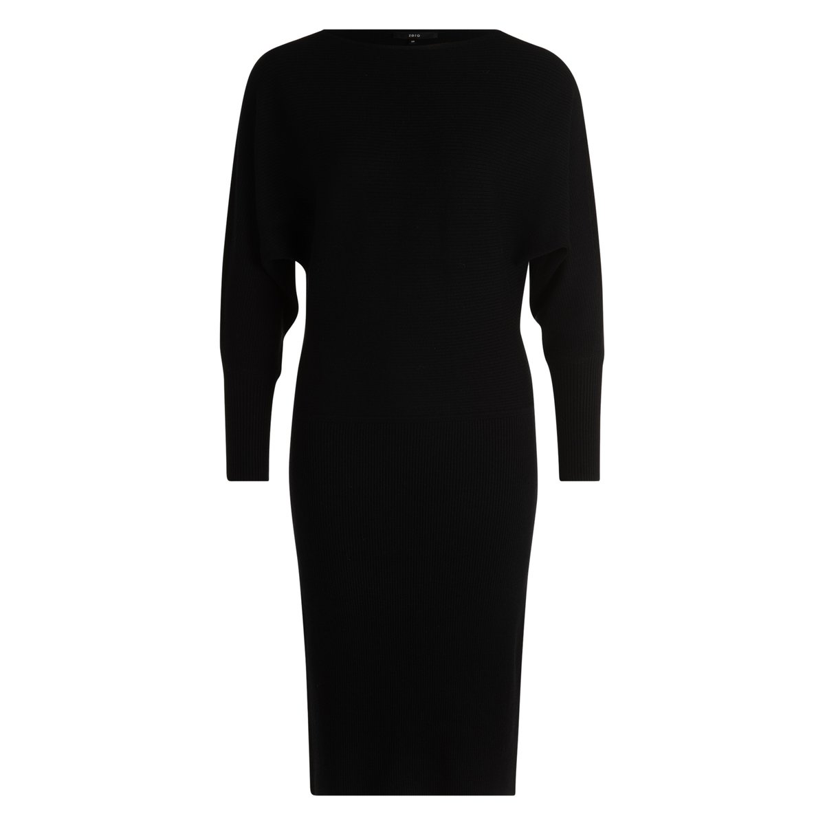 Robe pull encolure bateau black beauty, ZERO