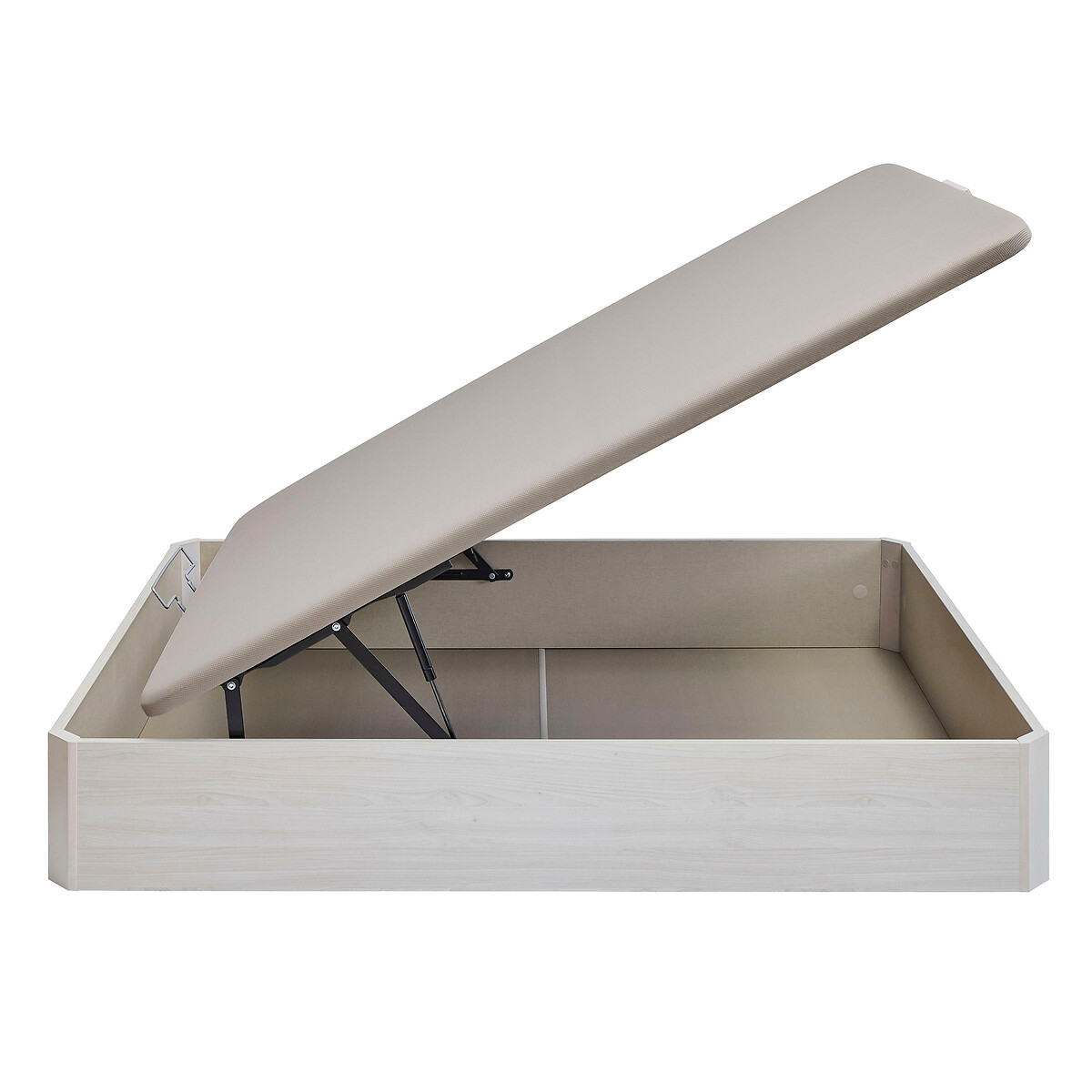 Sommier lit coffre, Space Up  chêne blanchi, BULTEX
