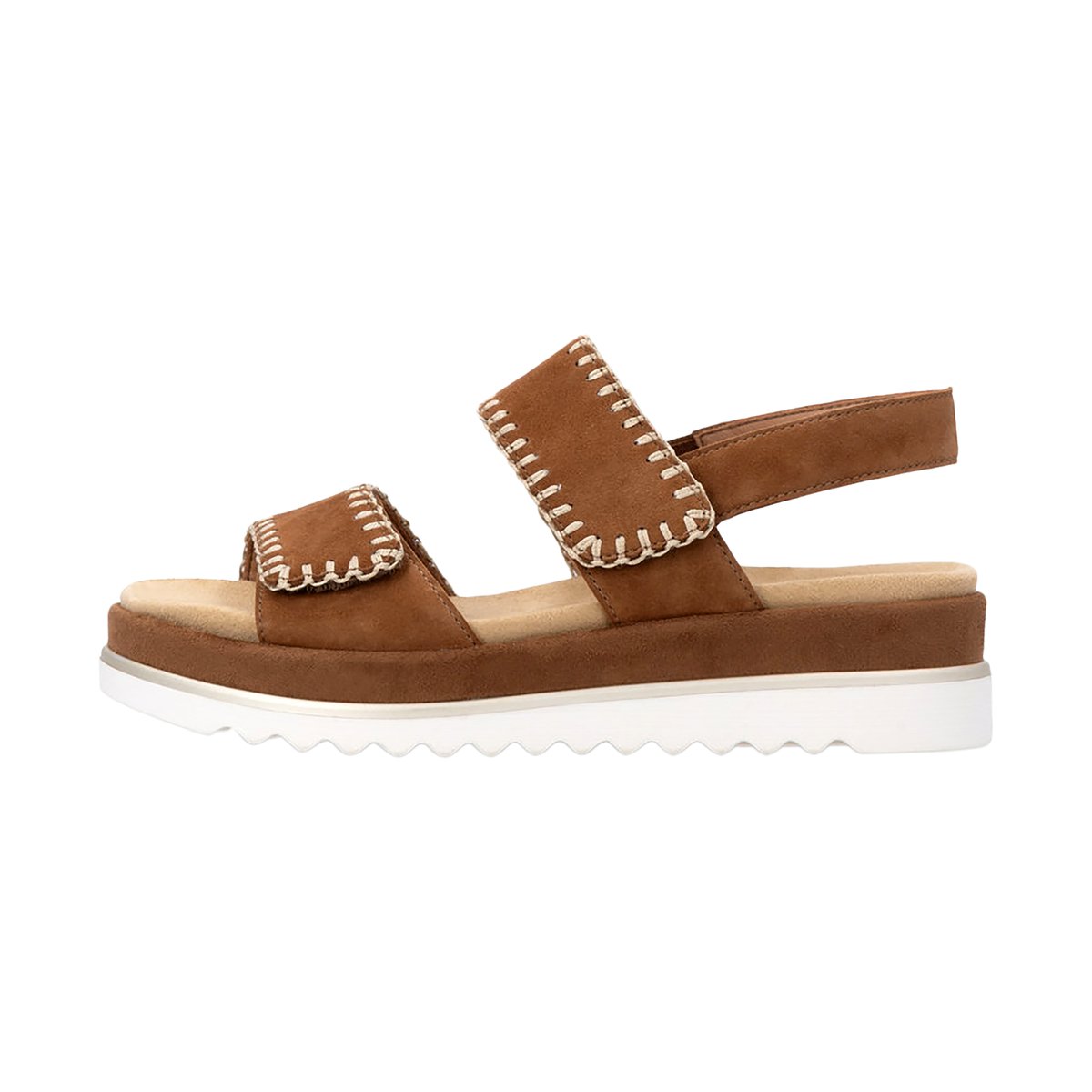 Sandales Cuir Compensé Noccia marron, REMONTE