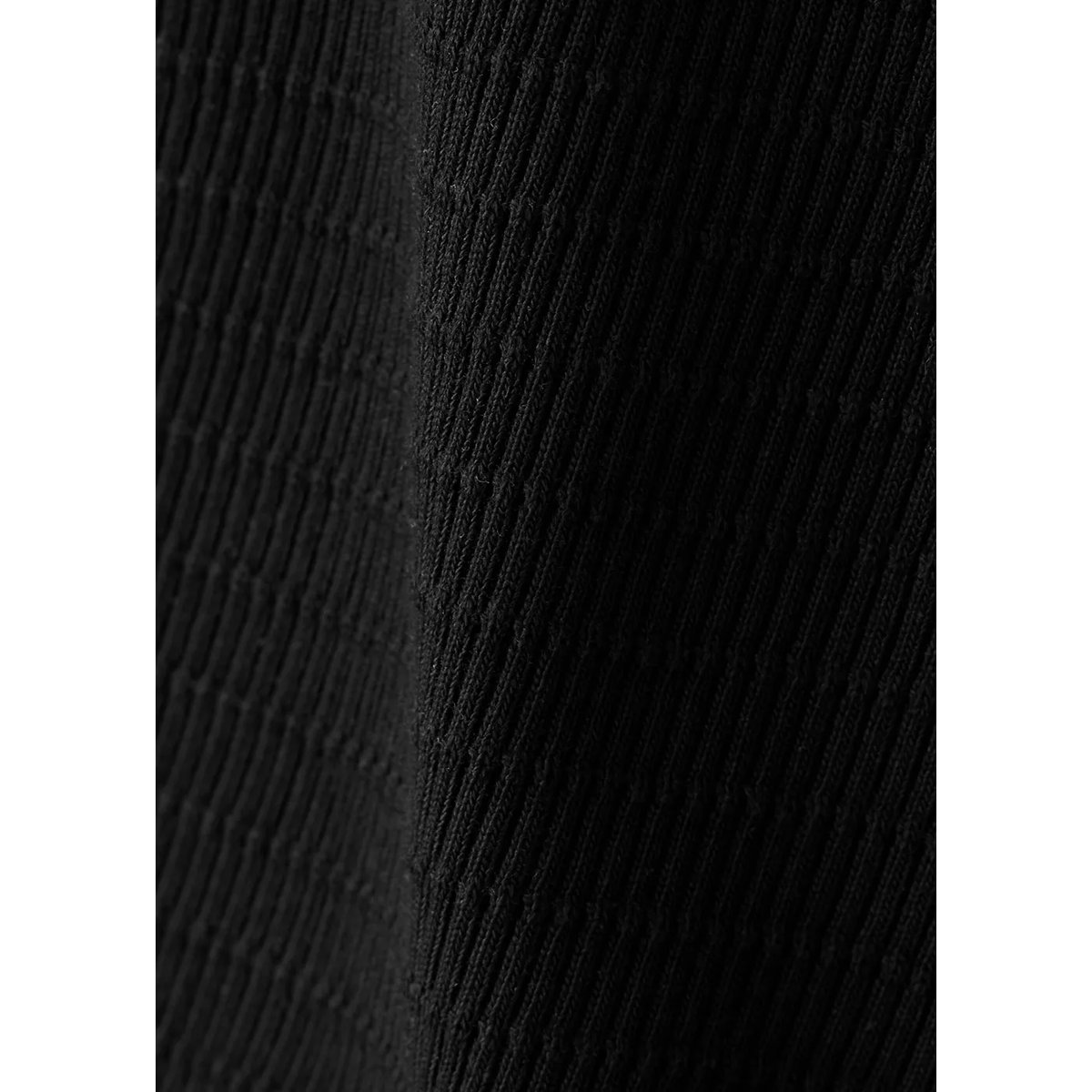 Bermuda 100 % coton texturé noir, MANGO MAN