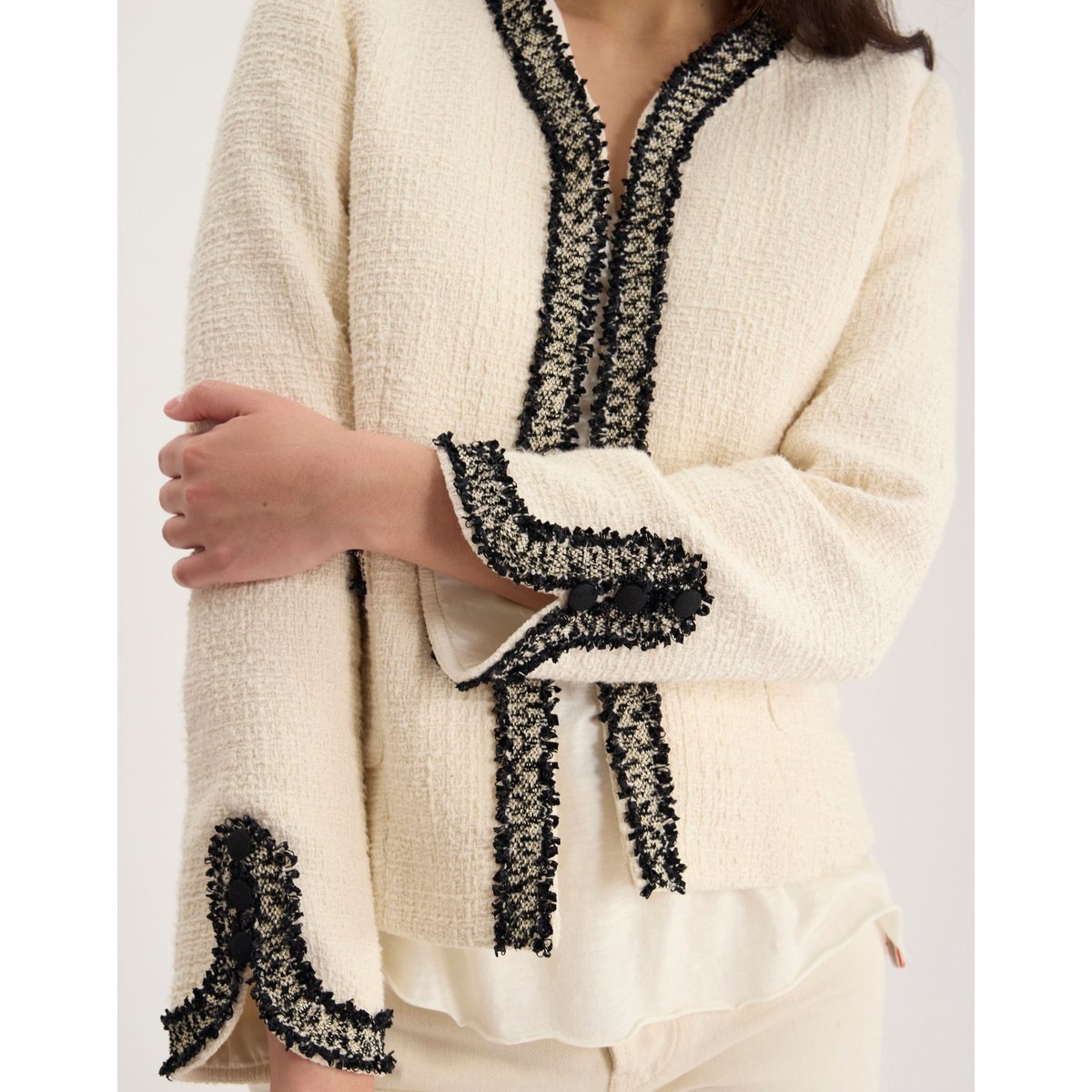 Veste Misia en coton - INES DE LA FRESSANGE PARIS ecru, INES DE LA FRESSANGE PARIS