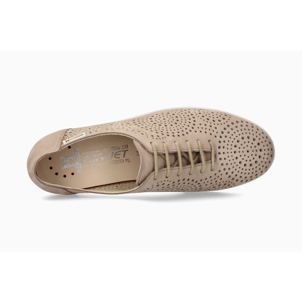 Baskets en cuir KATIE SUN light taupe 5148, MEPHISTO