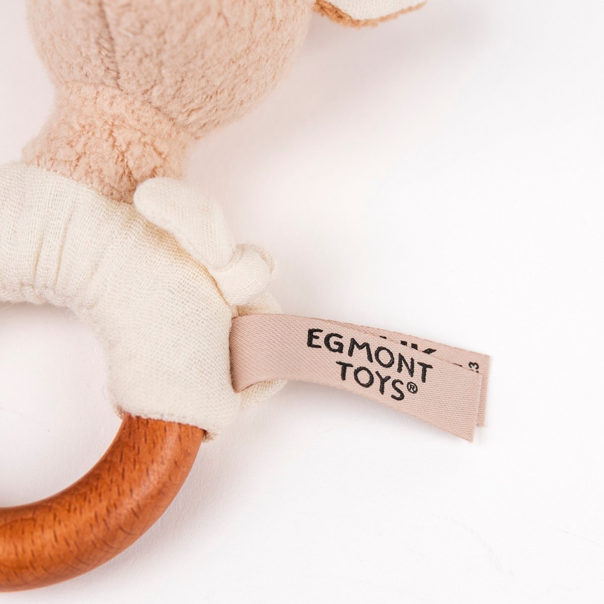 Hochet en bois Léonie la girafe beige, EGMONT TOYS