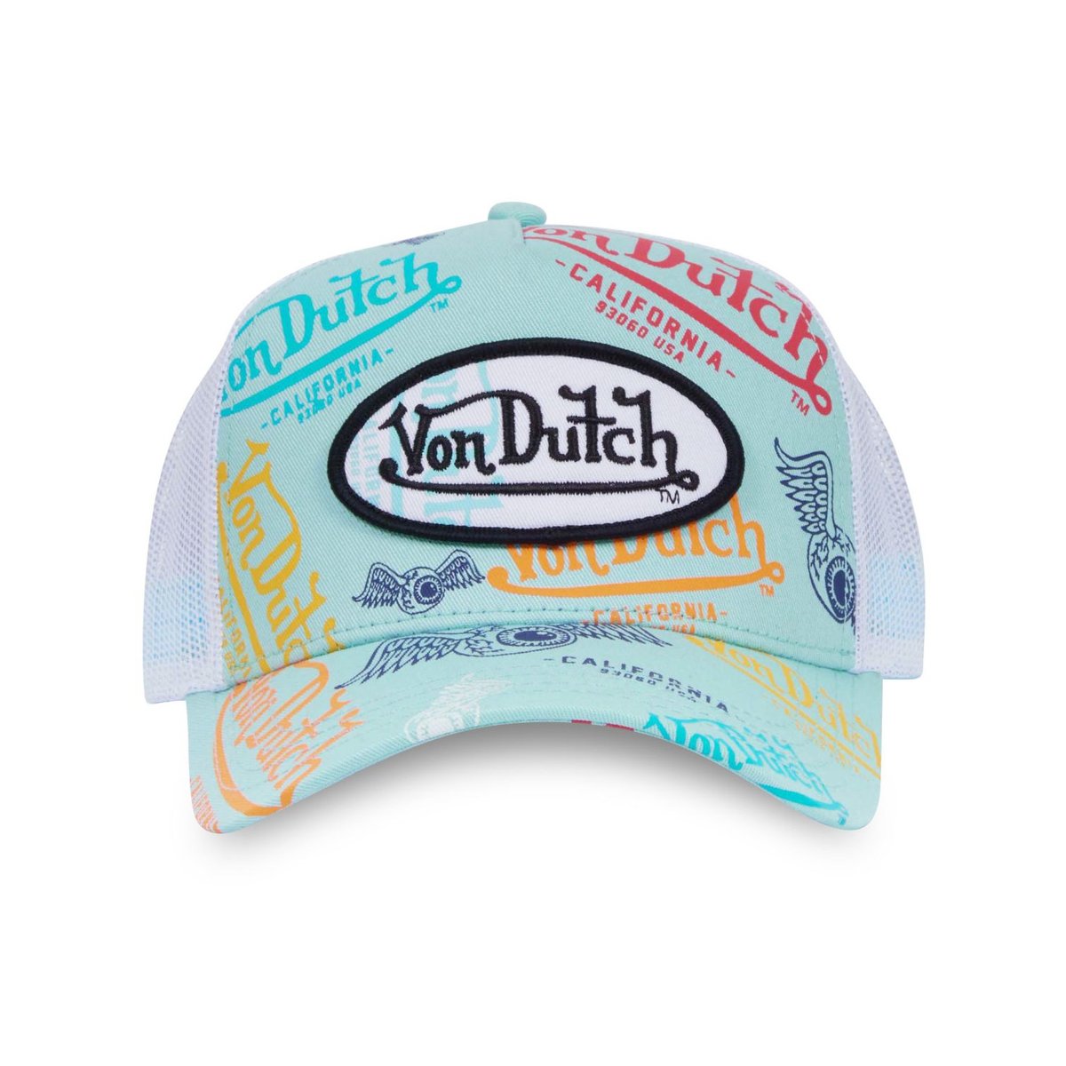 Casquette trucker LE bleu/rouge/blanc, VON DUTCH