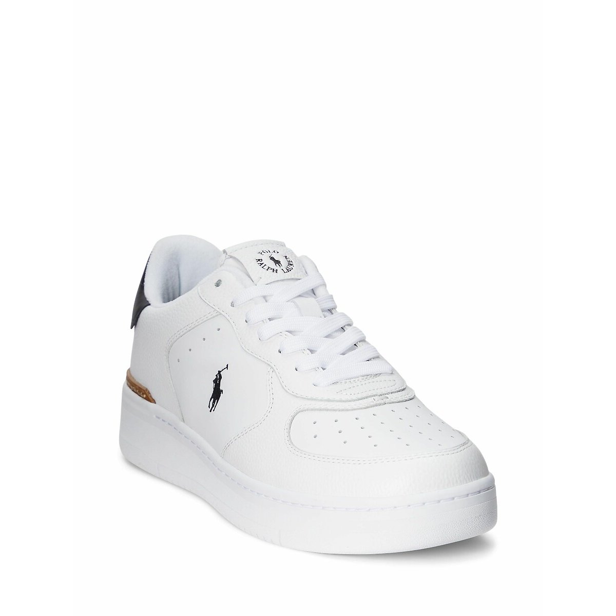 Baskets Masters Court blanc/noir, POLO RALPH LAUREN