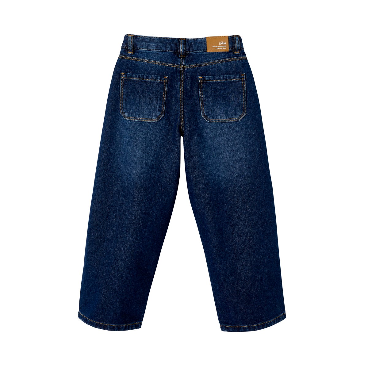 Jean large 7/8 ème denim brut, VERTBAUDET
