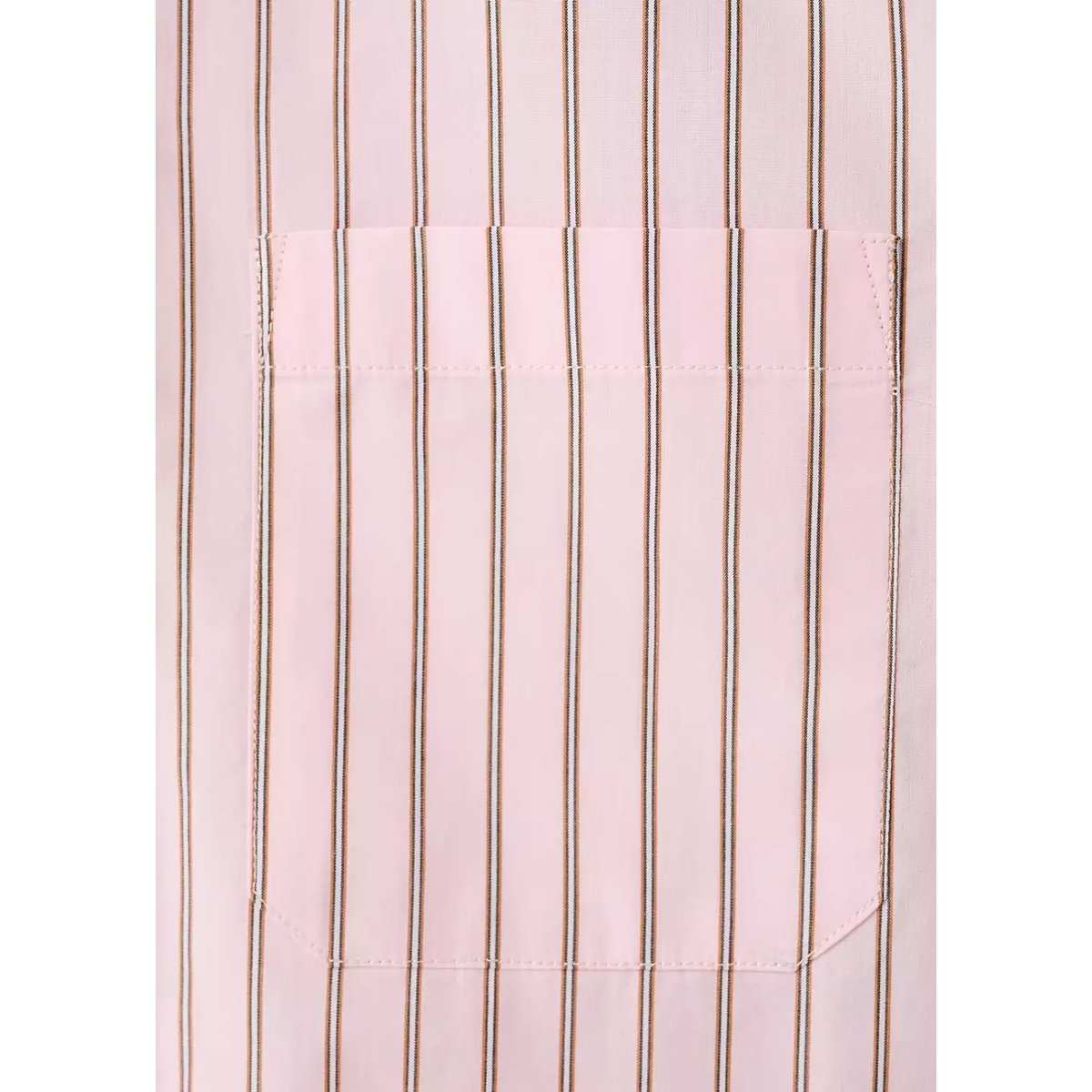 Chemise droite mélange coton et lyocell rose, MANGO