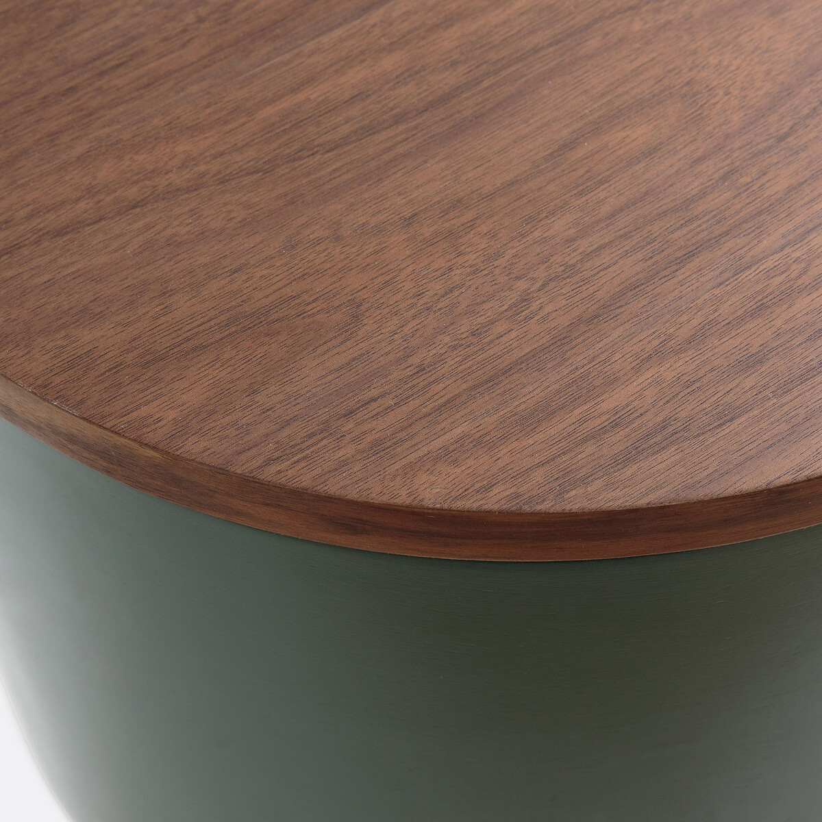 Mueble bajo para TV vintage TOPIM verde / nogal, LA REDOUTE INTERIEURS