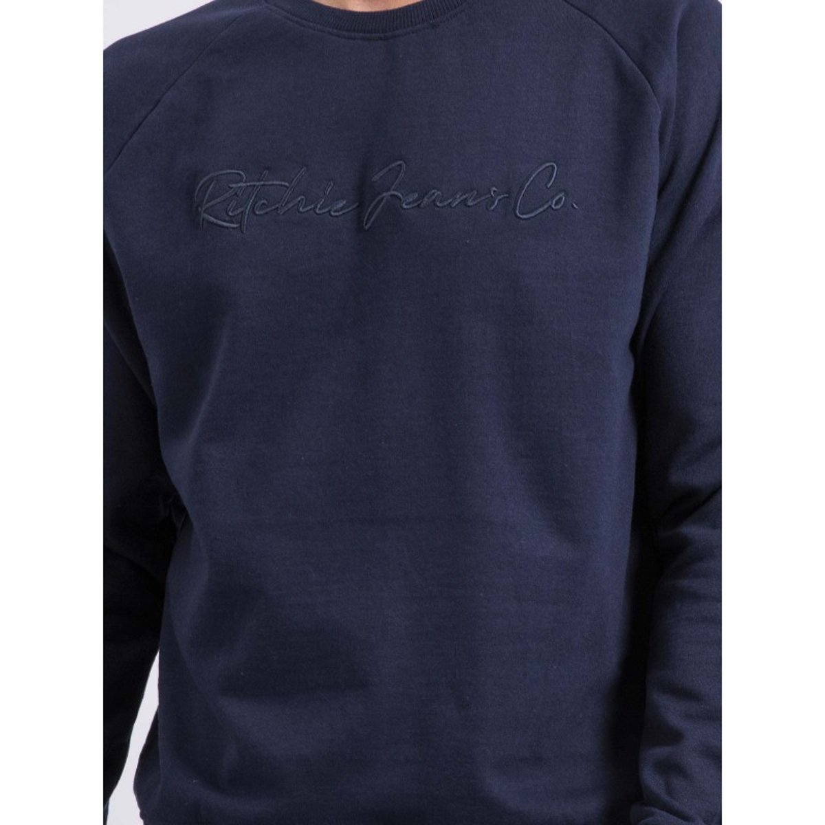 Sweat Col Rond Winamok bleu marine, RITCHIE
