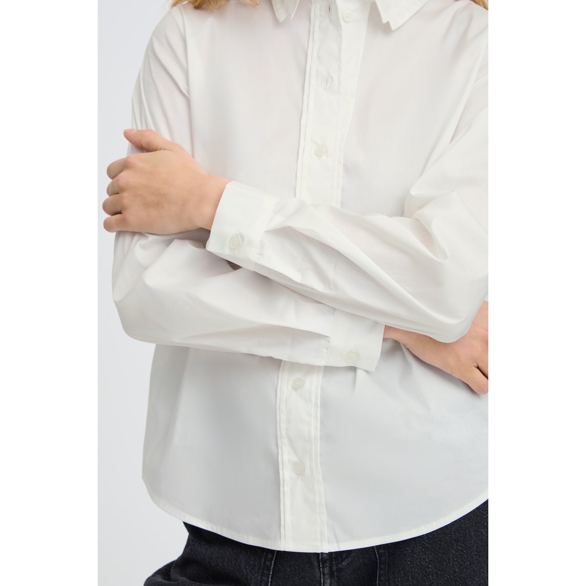 Á manches longues blanc marshmallow, B.YOUNG