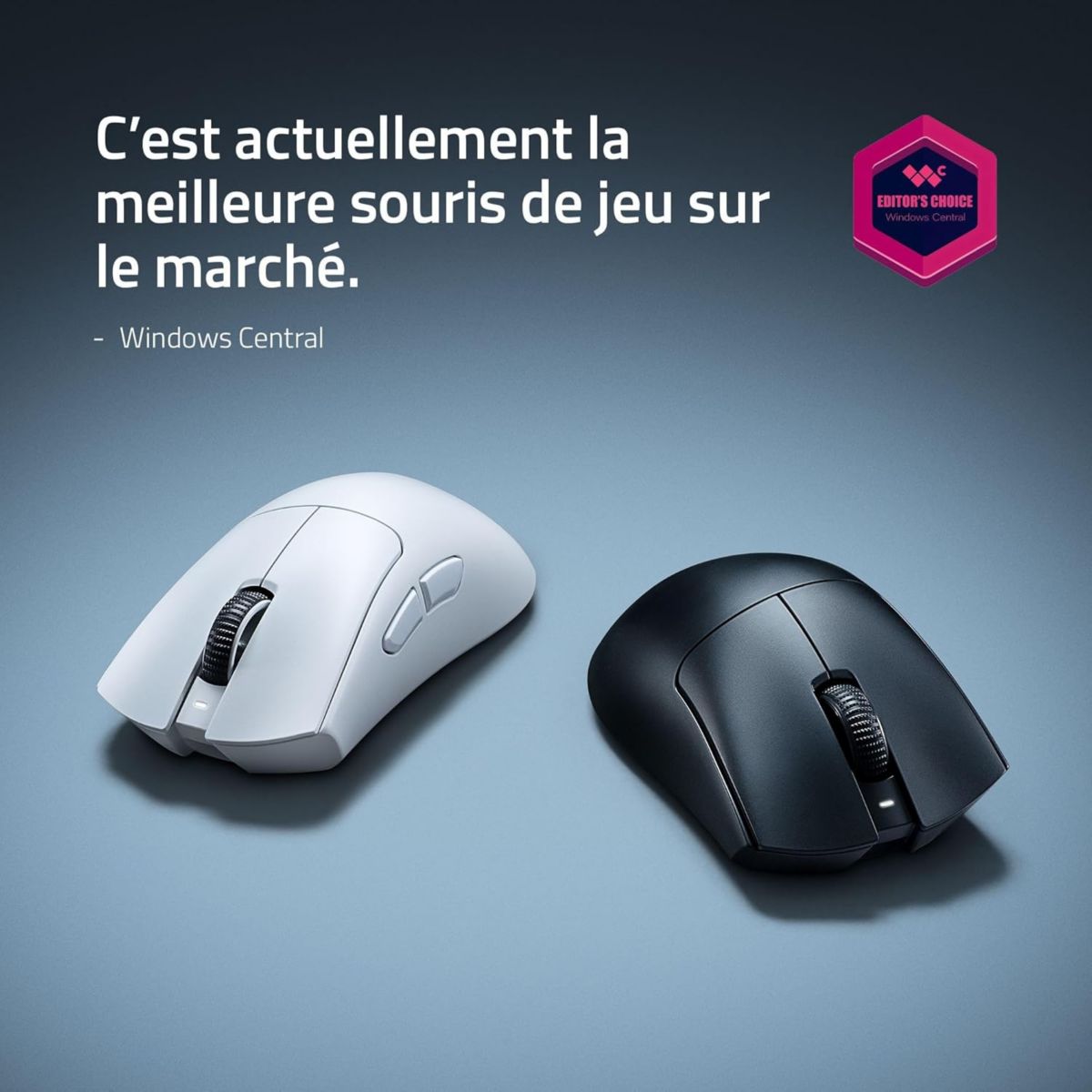Souris Gamer Sans Fil DEATHADDER V4 PRO BLANC couleur unique, RAZER