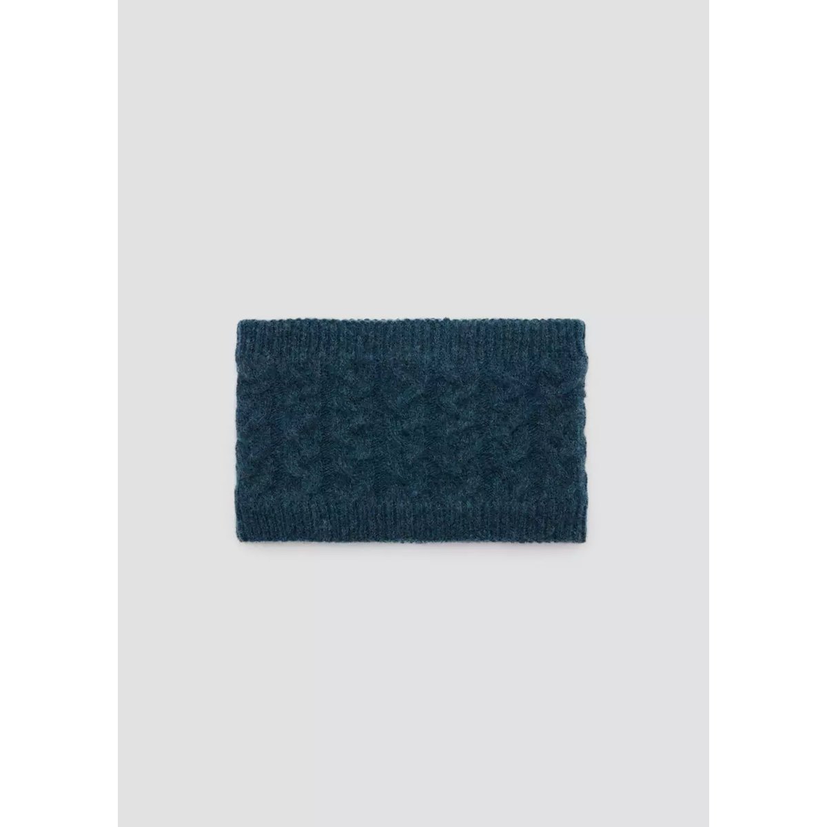 Écharpe maille torsadée bleu, MANGO BABY