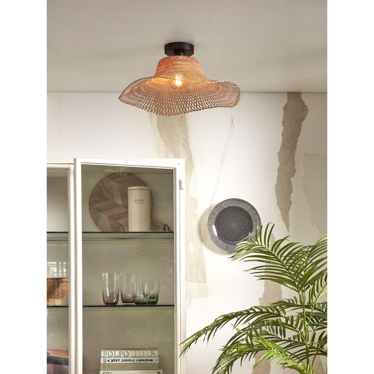 Plafonnier Bambou IBIZA naturel, GOOD & MOJO