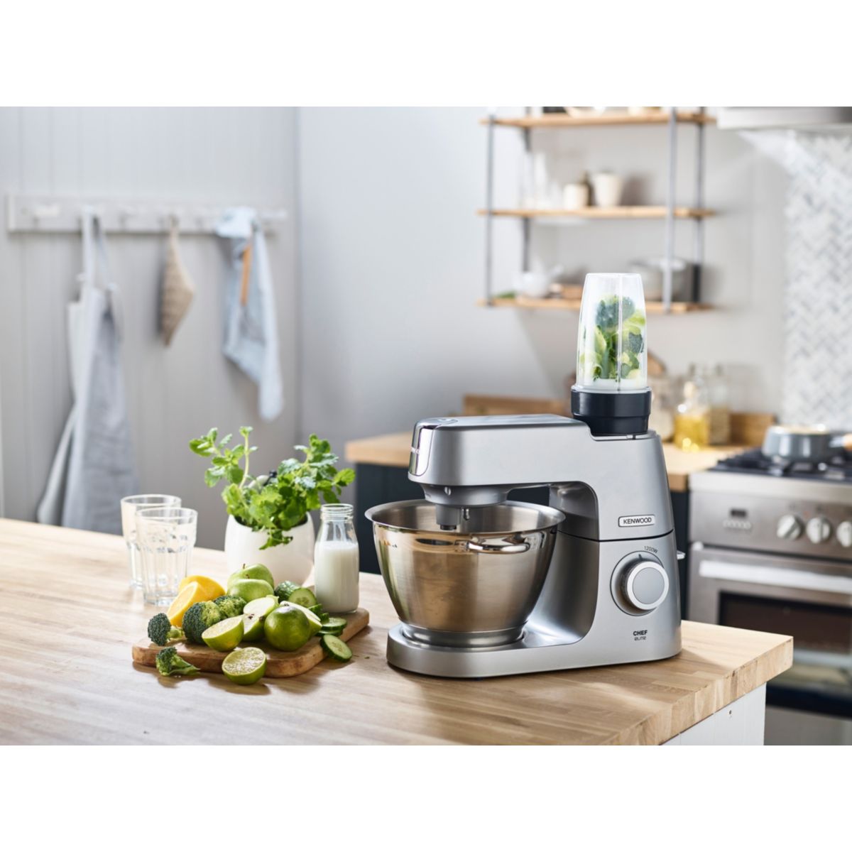 Blender KAH752PL Nutri-Blender- 2 bols nomades transparent/gris, KENWOOD
