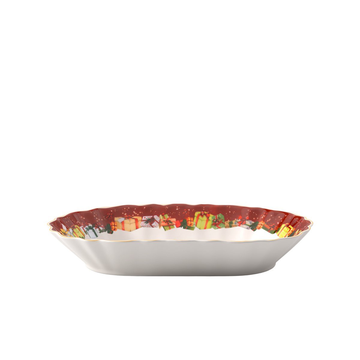 Coupe Ovale Grde, Père Noël Et Enfants TOY'S FANTASY multicolore, VILLEROY & BOCH