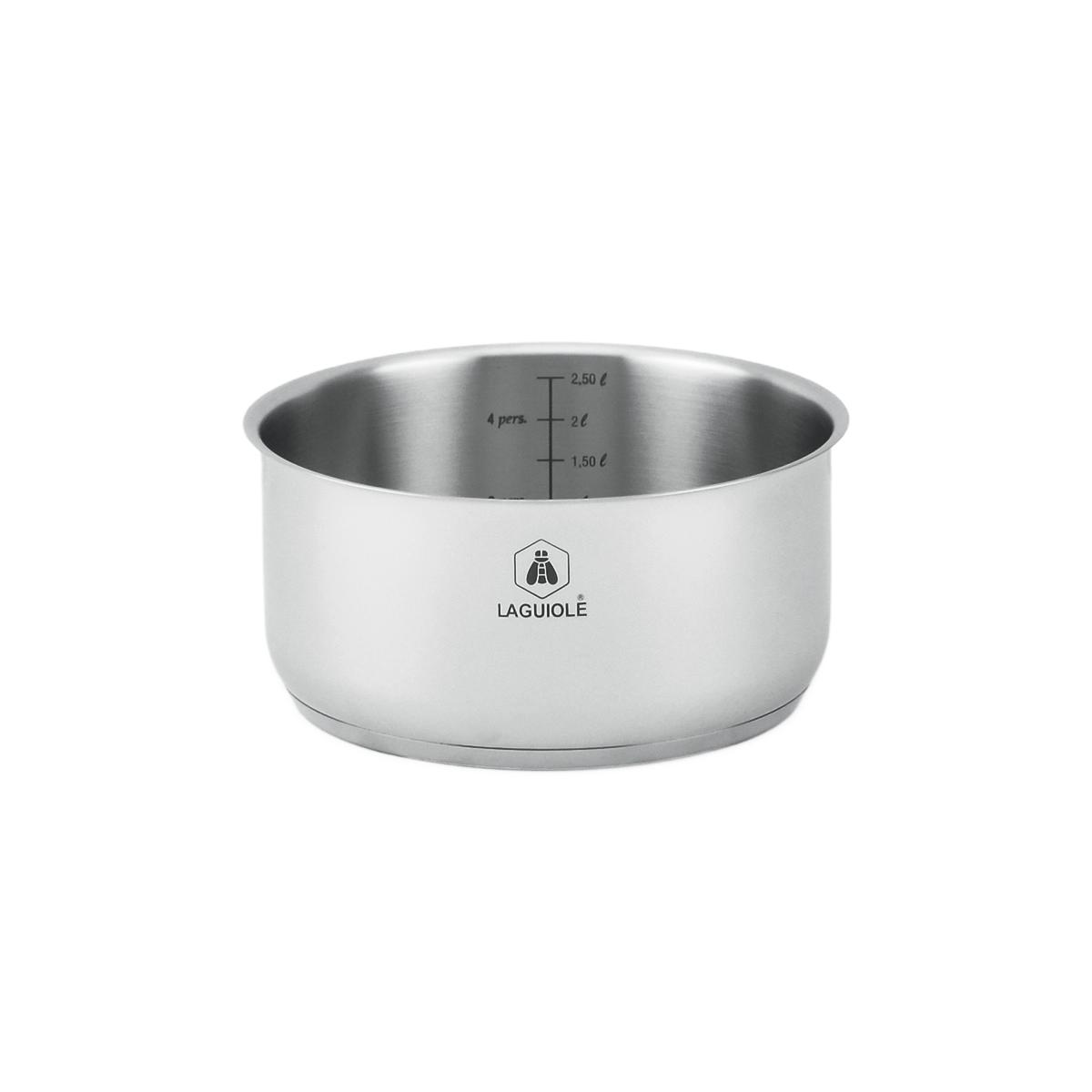 Set de 7 pièces inox amovible "Réactif" couleur unique, LAGUIOLE CUISSON