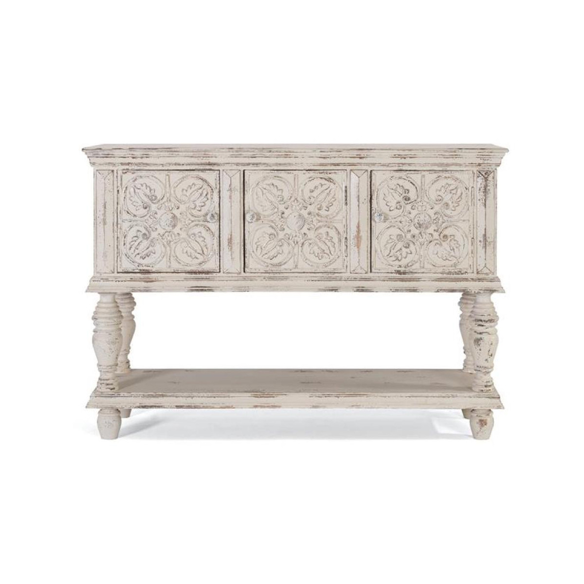 Console blanc, DECORATION D’AUTREFOIS