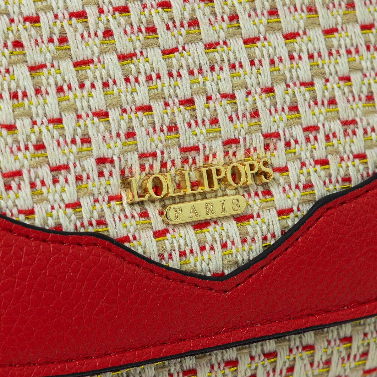Portefeuille Sade rouge, LOLLIPOPS