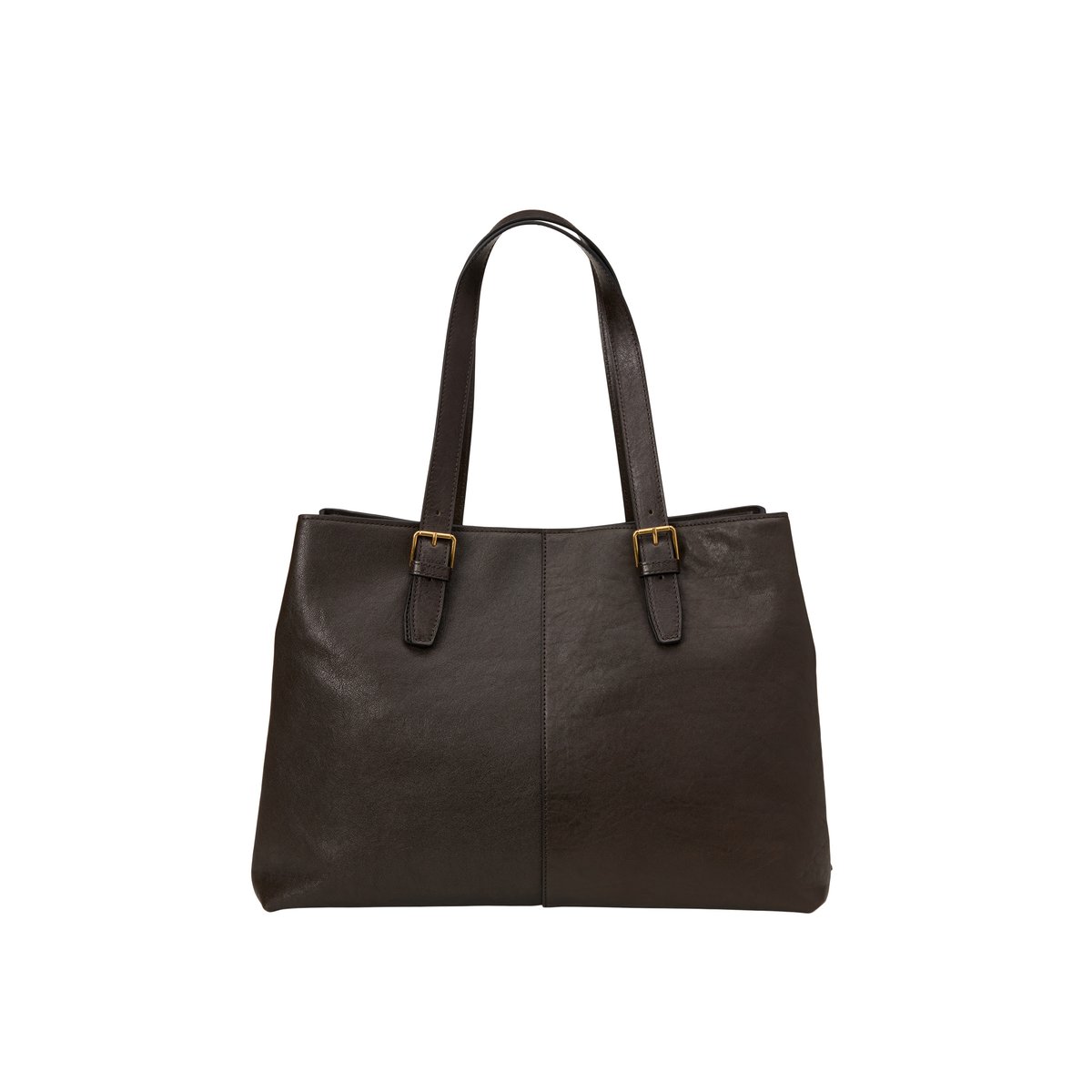 Sac cabas modèle Phillis en cuir de vachette souple marron, MARC O'POLO
