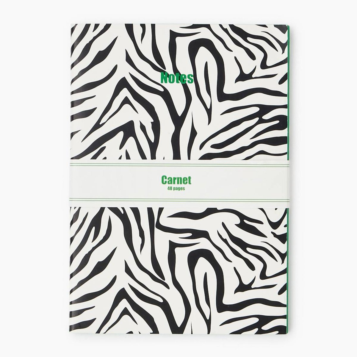 Carnet A5 ligné, 48 pages winter white, MONOPRIX