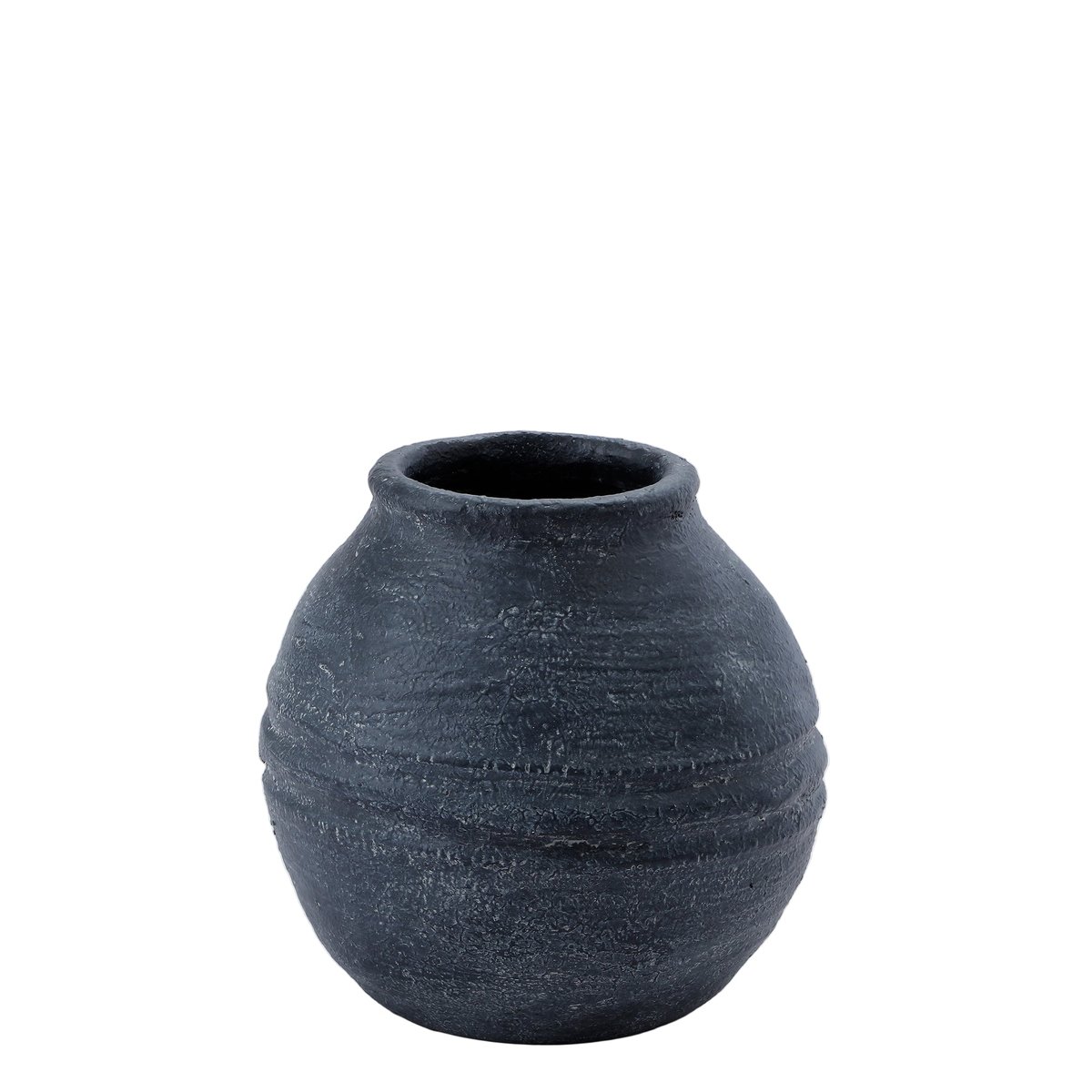 Vase en métal D21 ELVEA noir, SIA DECO
