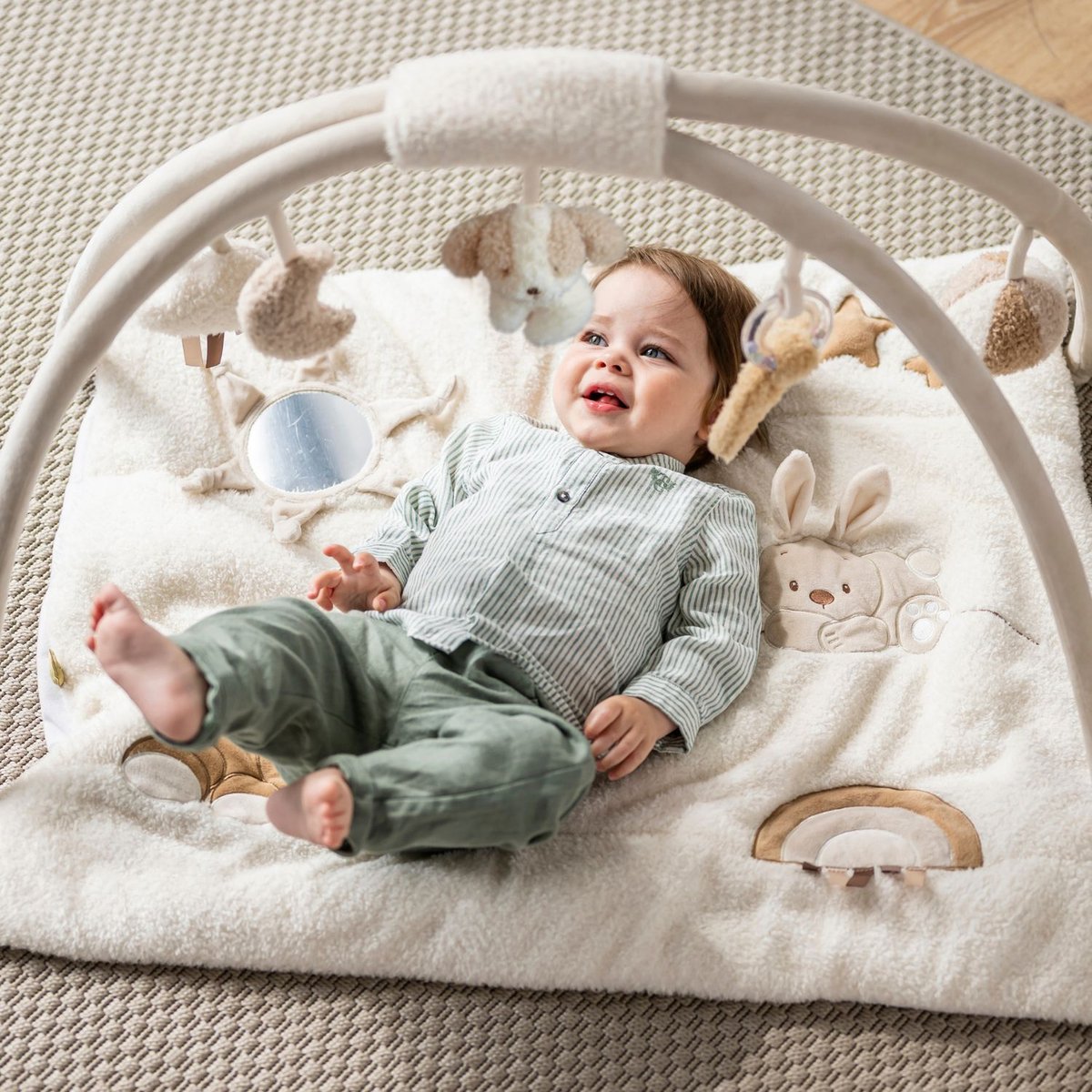 Tapis d'éveil avec arches ecru, beige, NATTOU