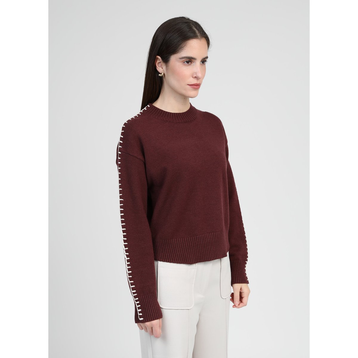 Pull NAUSIKO grenat, AN'GE