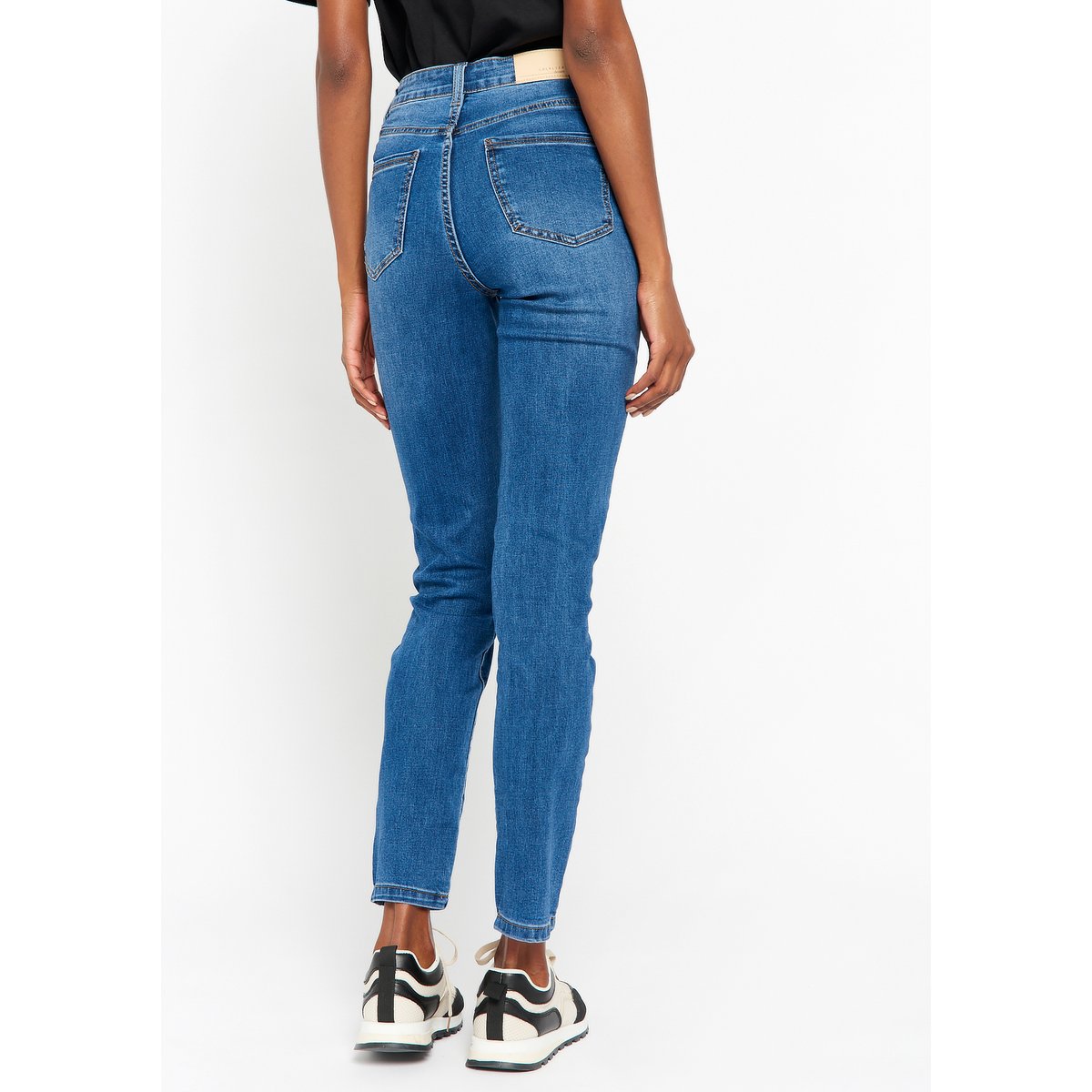 Jean slim taille haute medium blue, LOLALIZA