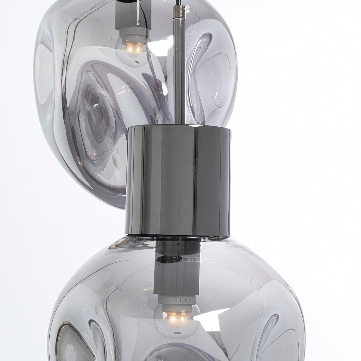 Suspension en verre, SUPERNOVA argent, KARE DESIGN