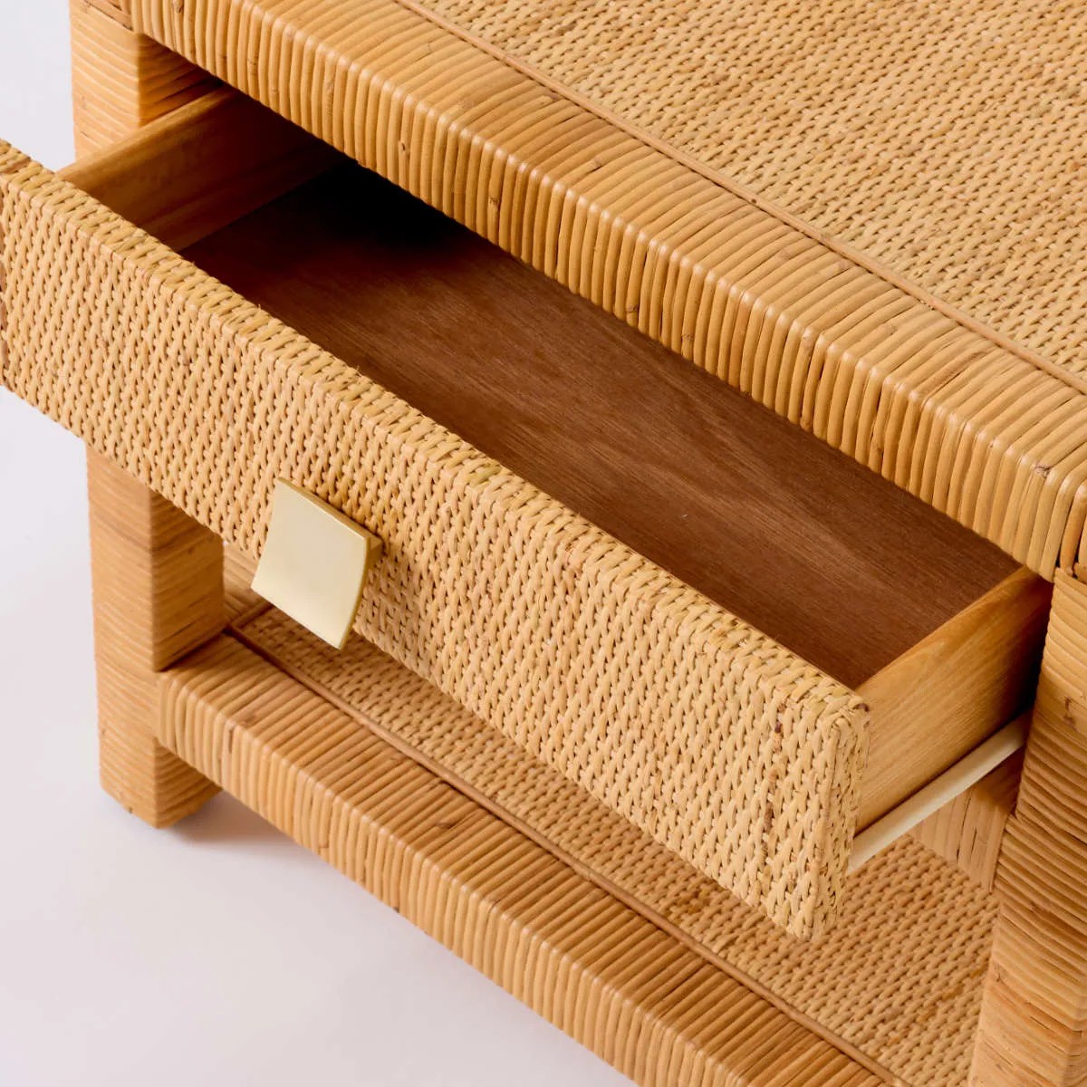 Table de chevet en rotin et cannage SAIGON rotin naturel, KOK