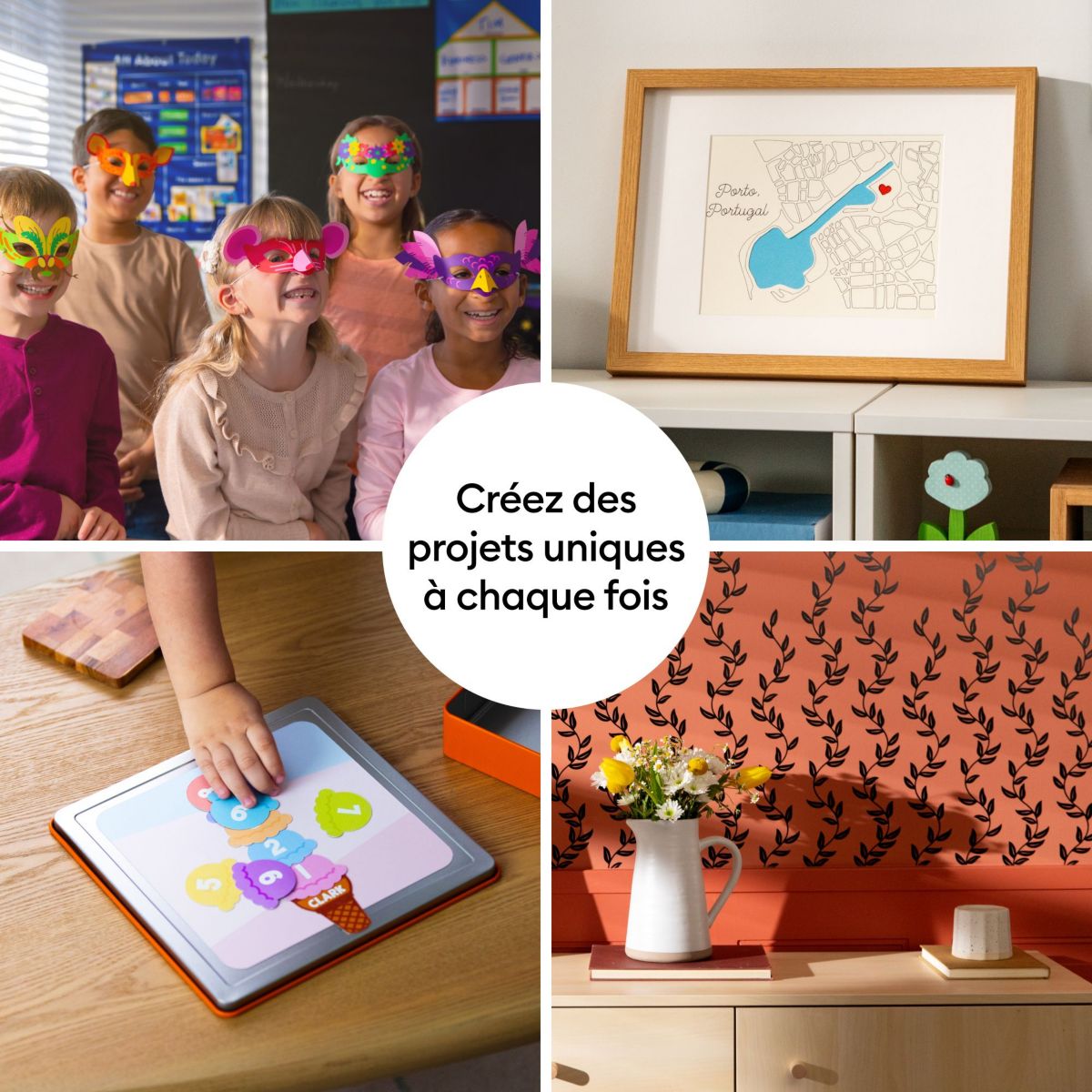 Machine de découpe Pack Explore 5 Crème couleur unique, CRICUT