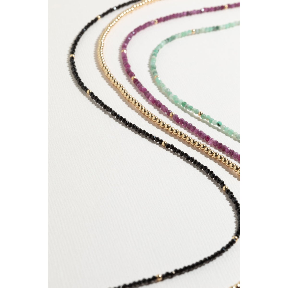 Collier Queen 40cm - Rubis rubis, YAY PARIS